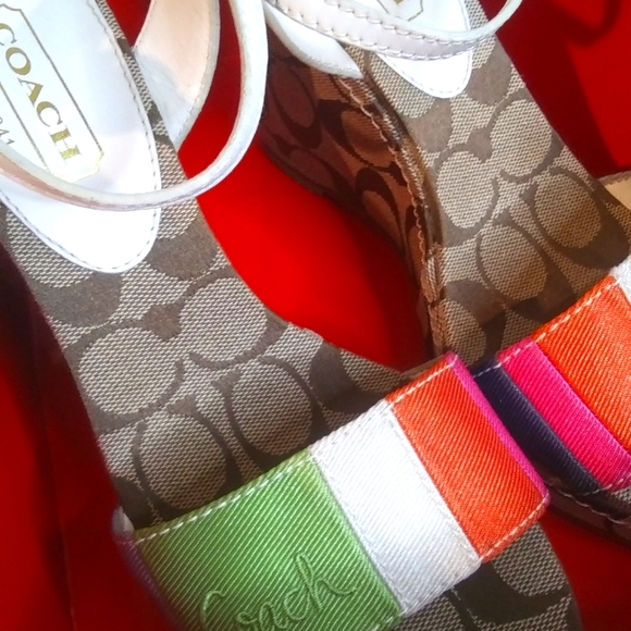 Coach 6 Anamaria Sandal Wedges - Picture 2 of 13